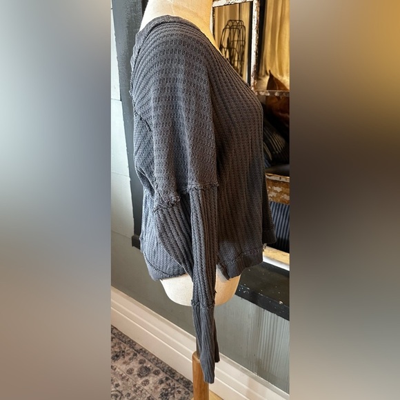 Free People New Magic Thermal Waffle Top - Picture 3 of 8